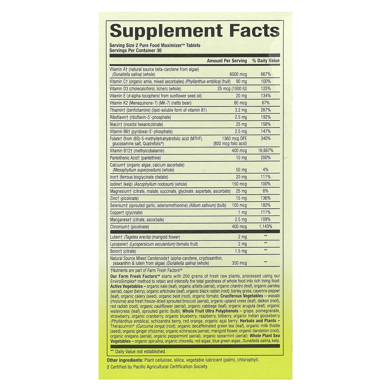 Natural Factors, Whole Earth & Sea®, Women's Multivitamin & Mineral, 60 Tablets