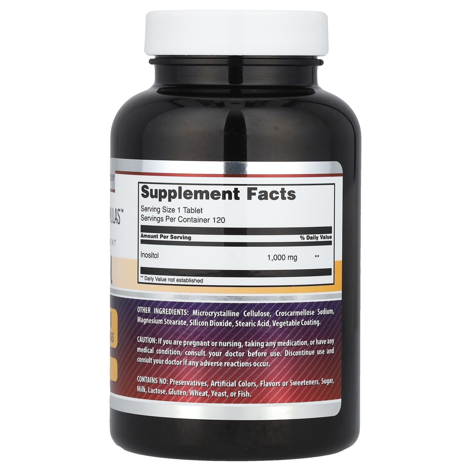 Amazing Nutrition, Amazing Formulas™, Inositol, 1,000 mg, 120 Tablets