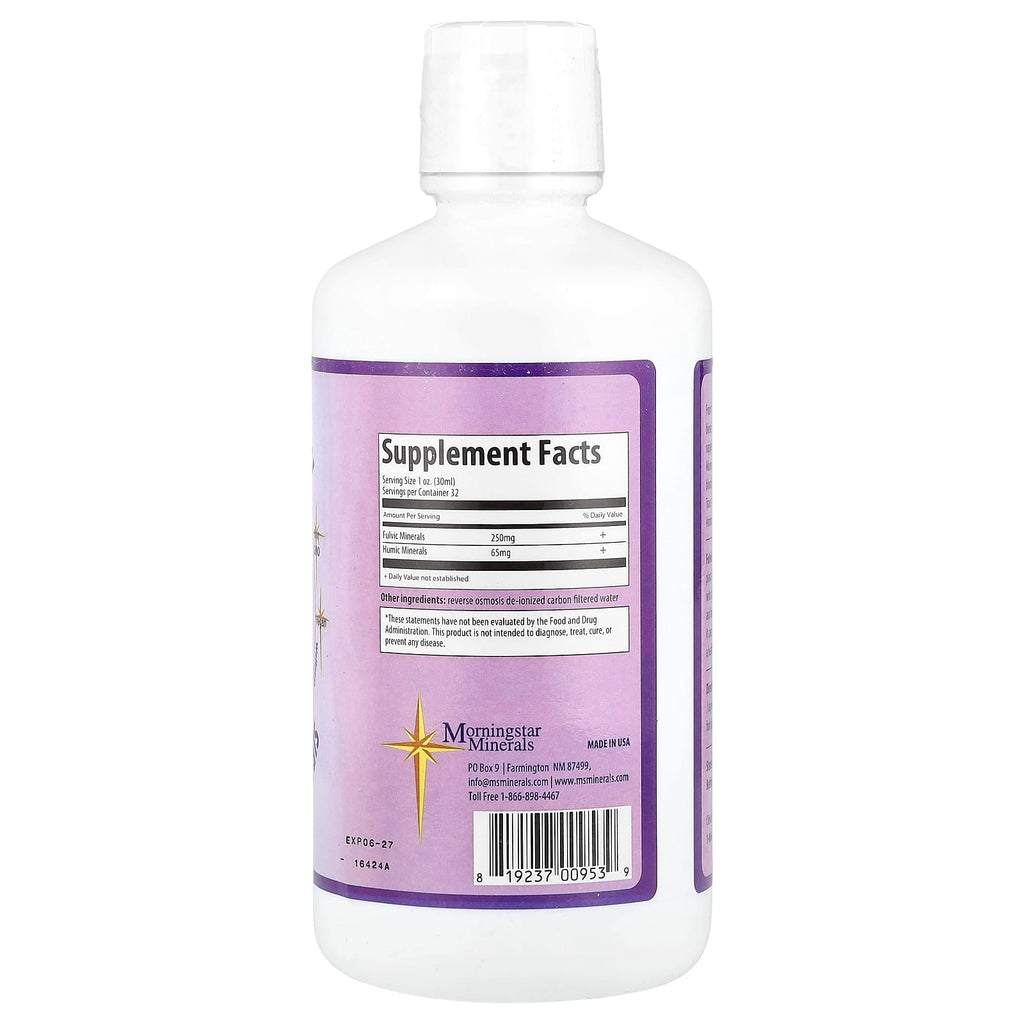 Morningstar Minerals, Inner Vitality, Fulvic/Humic Minerals, 32 oz (946 ml)