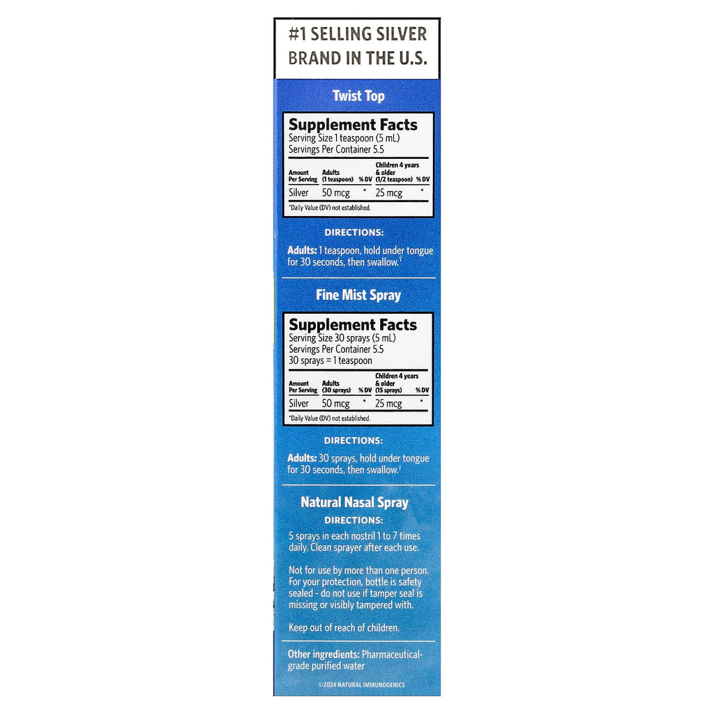 Sovereign Silver, Bio-Active Silver Hydrosol™, Daily + Immune Support, Sinus Relief, Trial & Travel Kit, 3 Piece Kit, 1 fl oz (29 ml) Each