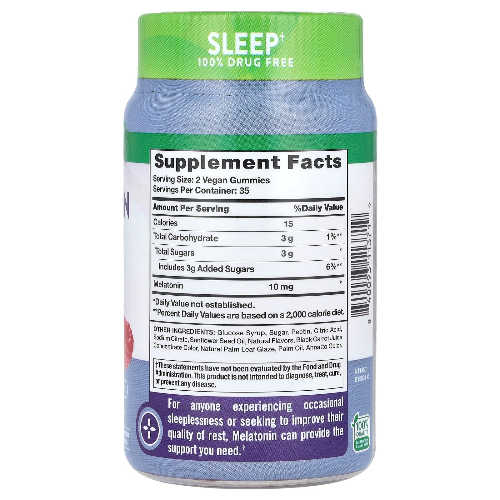Nature's Truth, Sleep, Melatonin Gummies, Natural Mixed Berry, 70 Gummies (5 mg per Gummy)