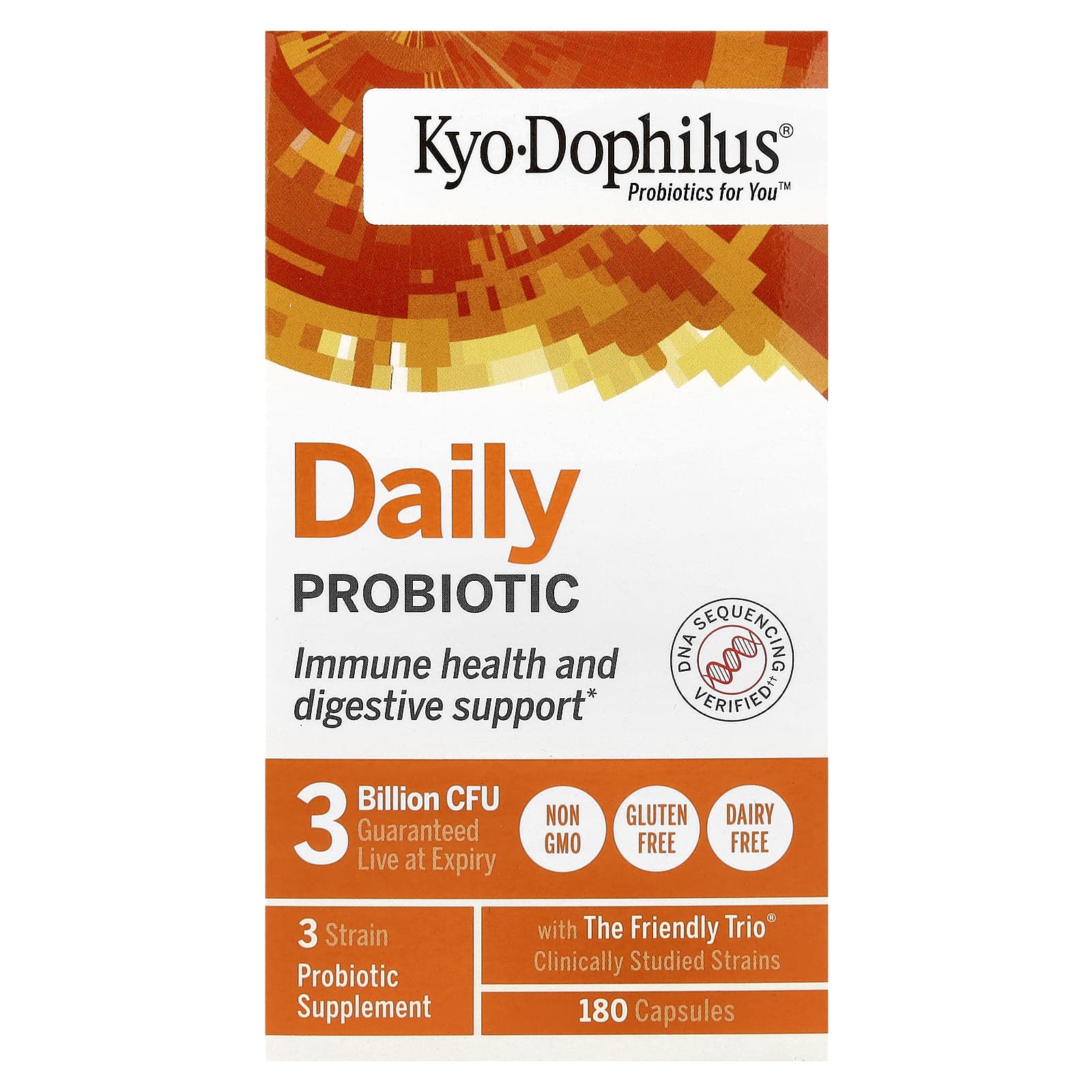 Kyolic, Kyo-Dophilus®, Daily Probiotic, 180 Capsules