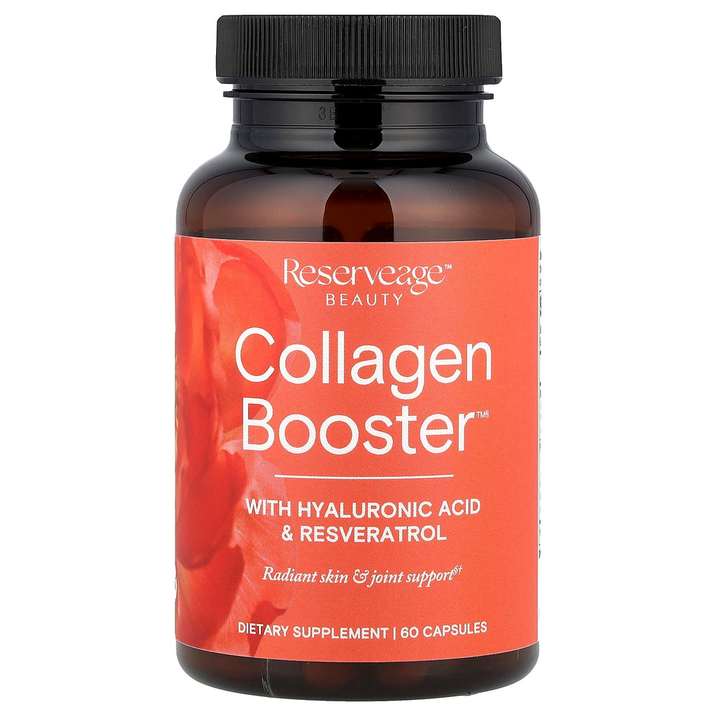 Reserveage Beauty, Collagen Booster™ with Hyaluronic Acid & Resveratrol, 60 Capsules