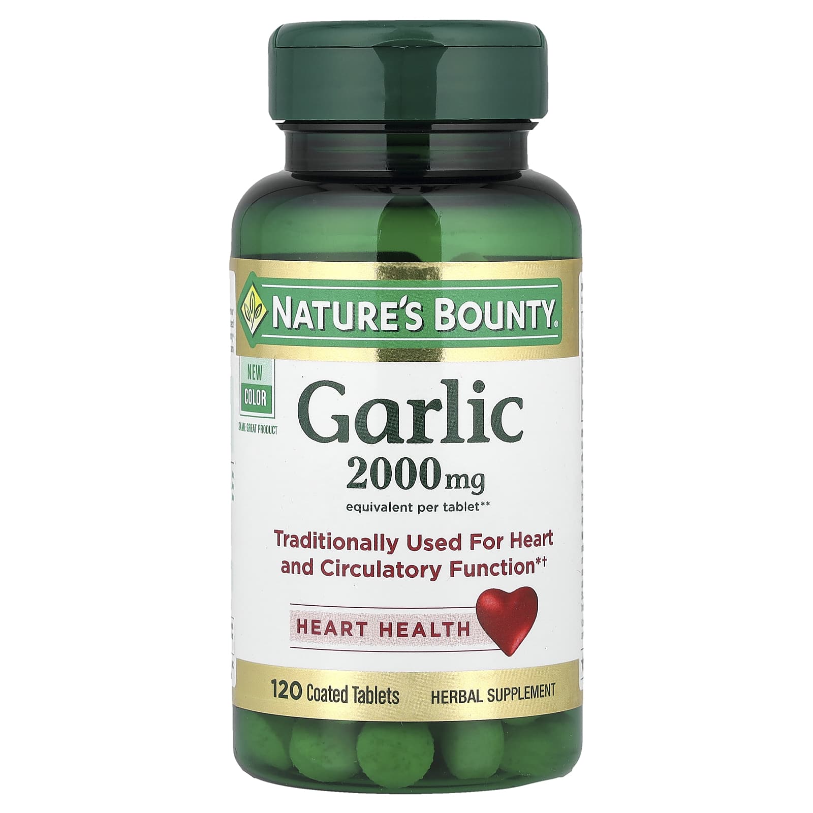 Nature's Bounty, Garlic, 2,000 mg, 120 Coated Tablets