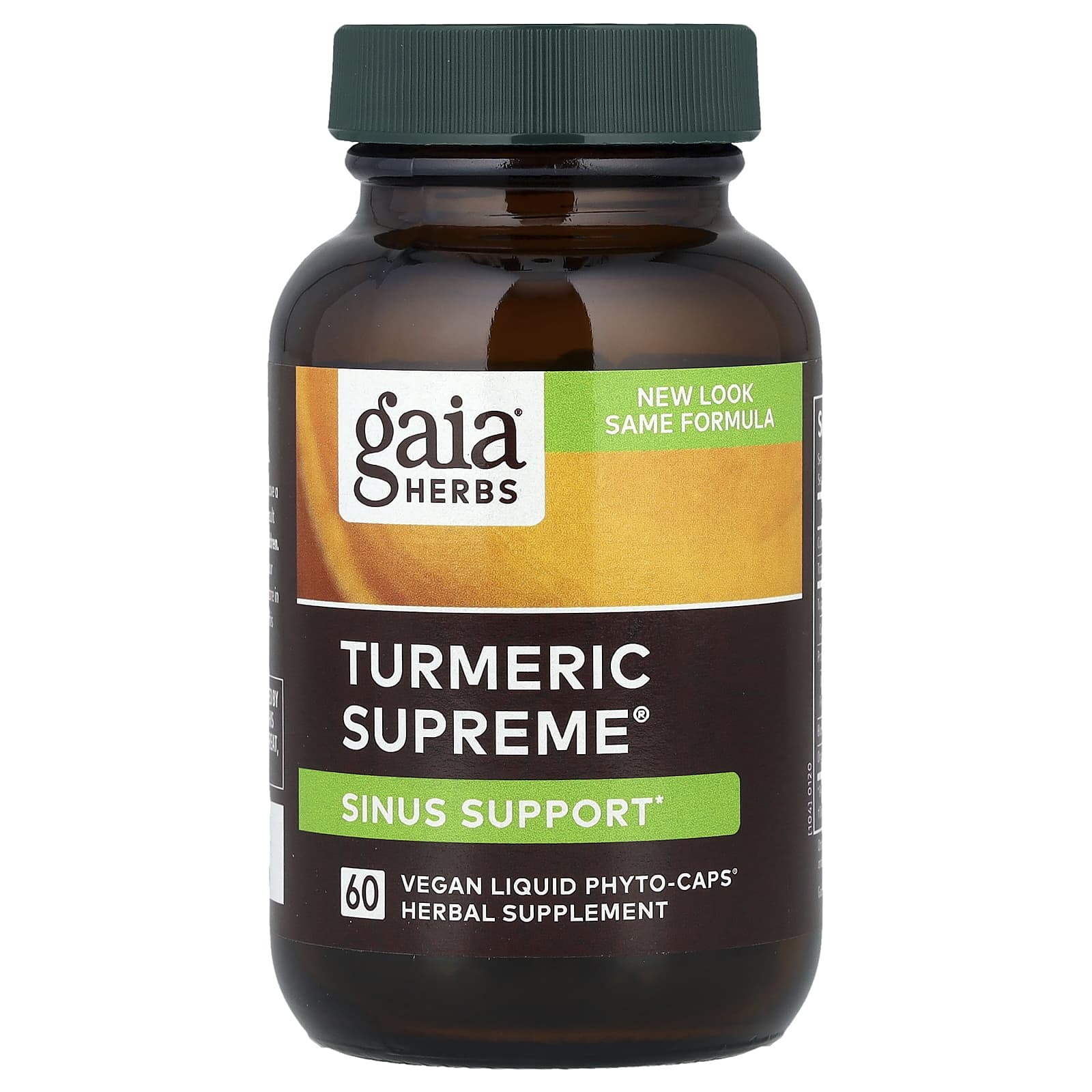 Gaia Herbs, Turmeric Supreme®, Sinus Support, 60 Vegan Liquid Phyto-Caps®