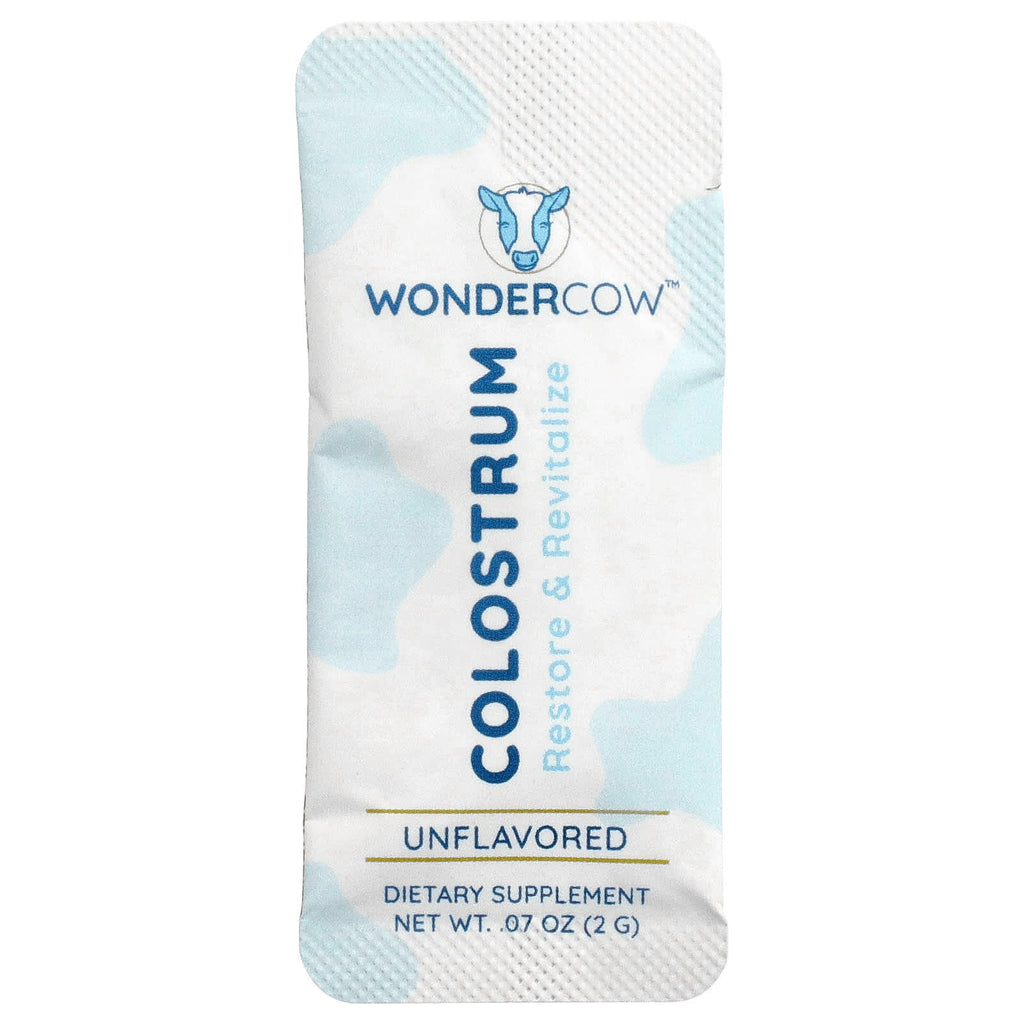 Wondercow, Colostrum Powder, Unflavored, 30 Packets, 0.07 oz (2 g) Each