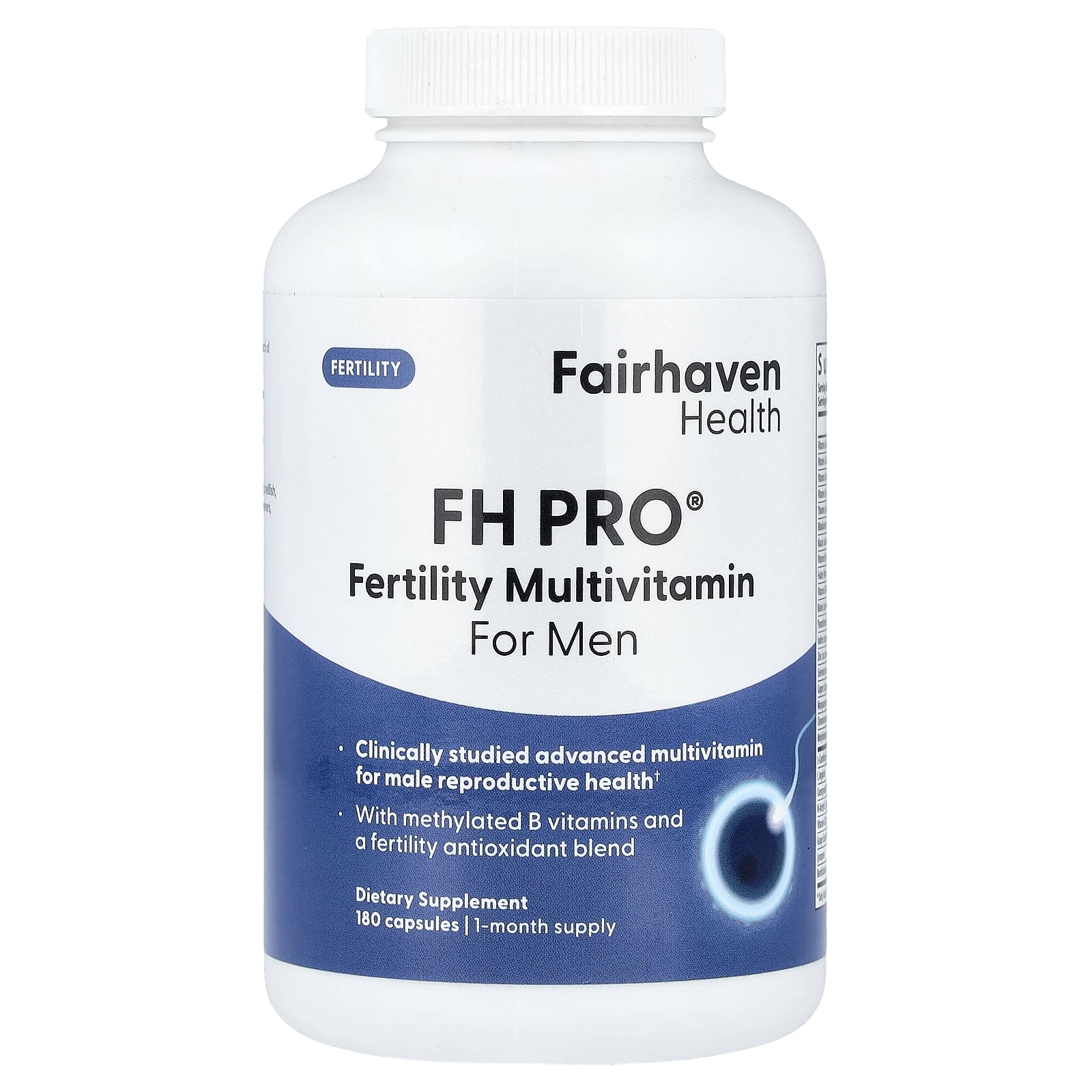 Fairhaven Health, FH Pro® Fertility Multivitamin for Men, 180 Capsules
