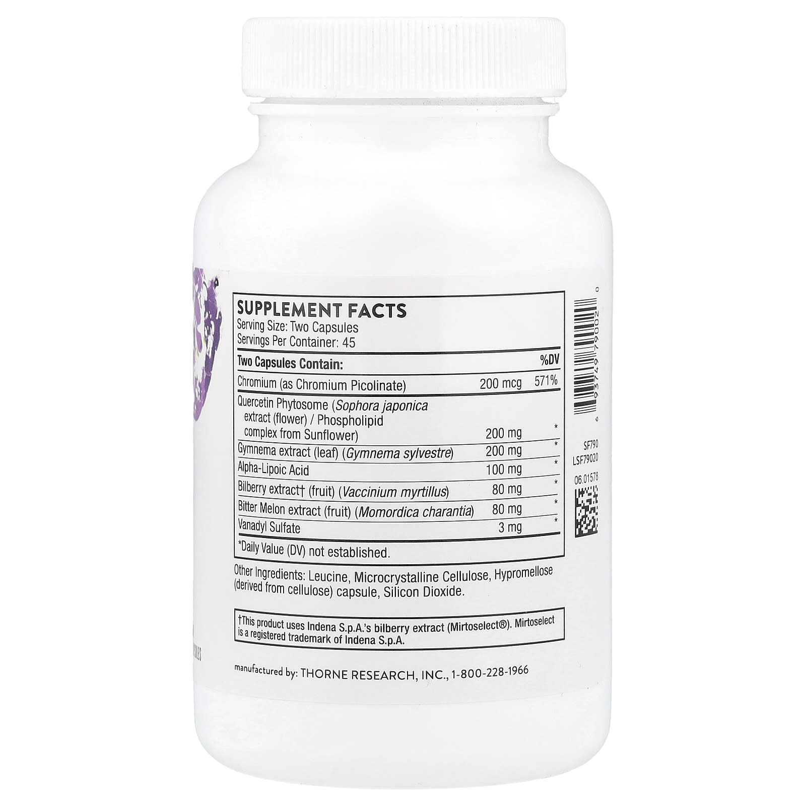 Thorne, Diabenil®, 90 Capsules