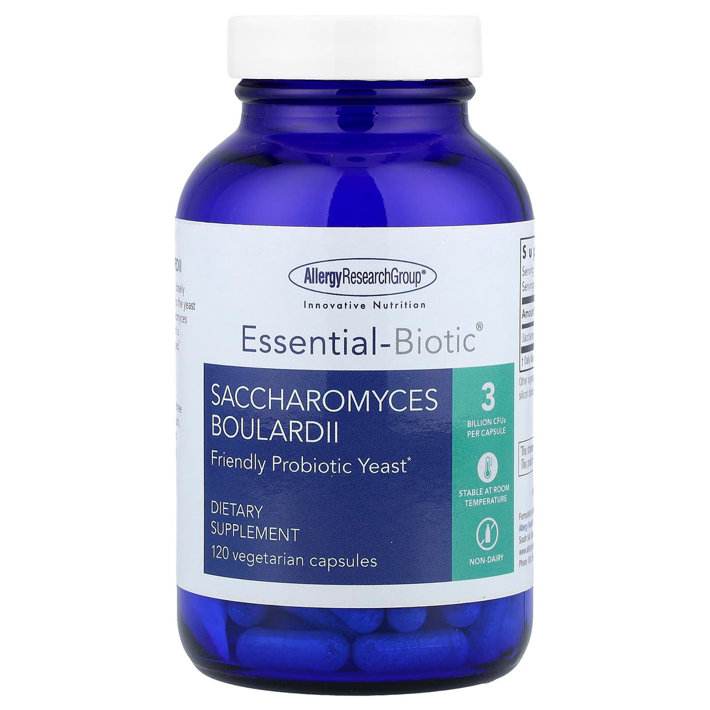 Allergy Research Group, Essential-Biotic® Saccharomyces Boulardii, 120 Vegetarian Capsules (150 mg per Capsule)