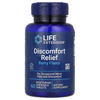 Life Extension, Discomfort Relief, Berry, 60 Vegetarian Chewable Tablets