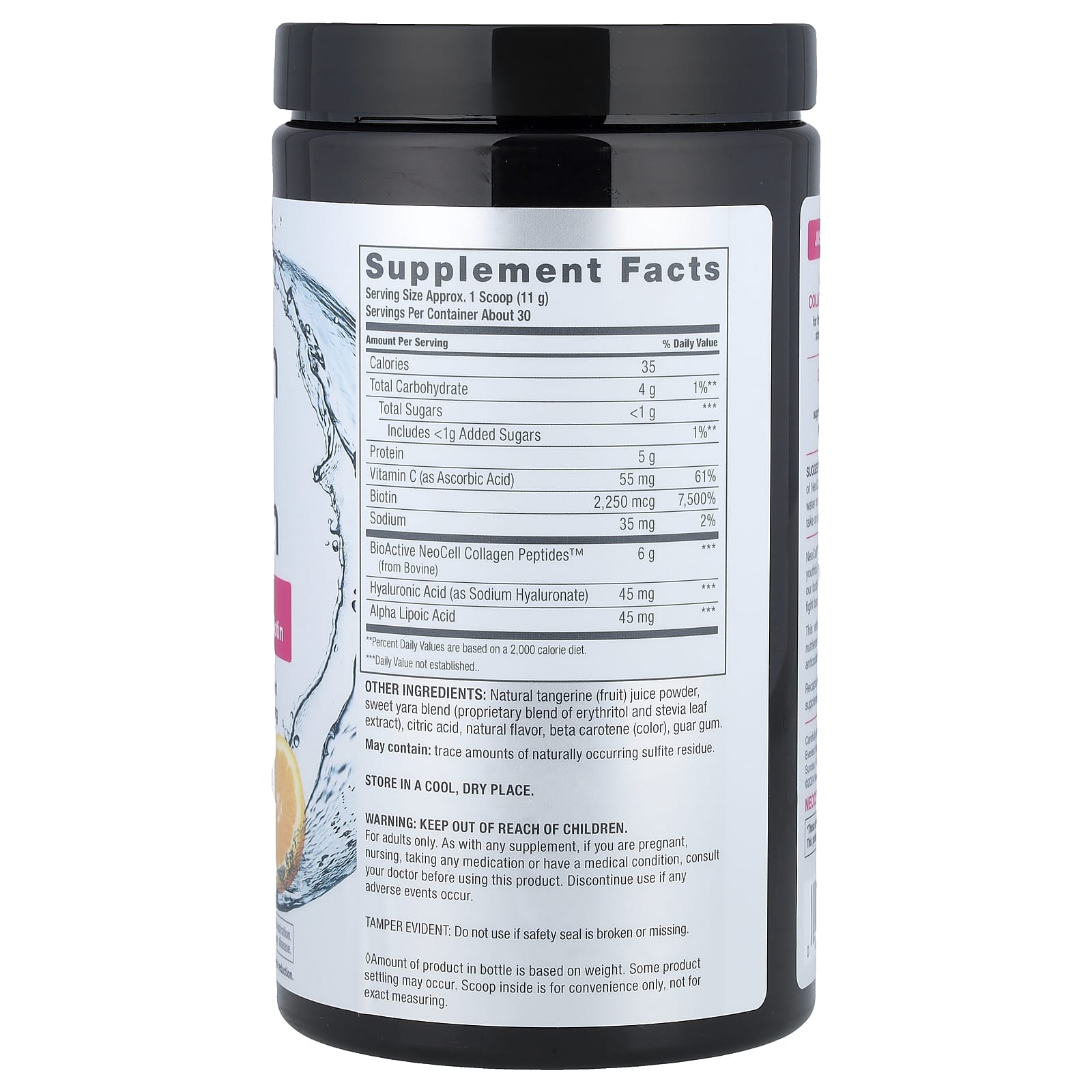 NeoCell, Collagen Beauty Infusion Drink Mix, Tangerine Twist, 11.6 oz (330 g)