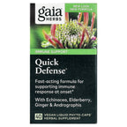 Gaia Herbs, Quick Defense®, Immune Support, 40 Vegan Liquid Phyto-Caps®