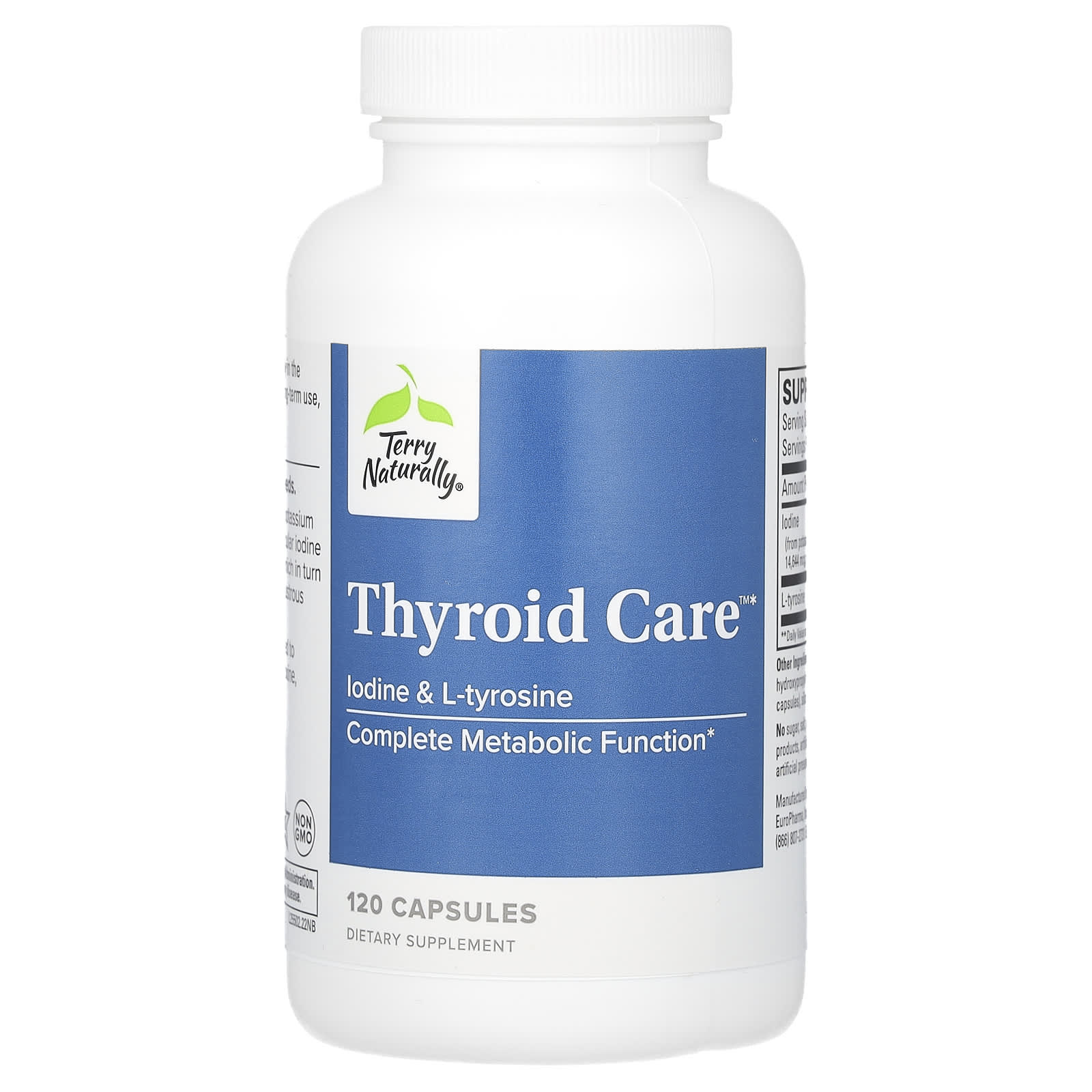 Terry Naturally, Thyroid Care, 120 Capsules