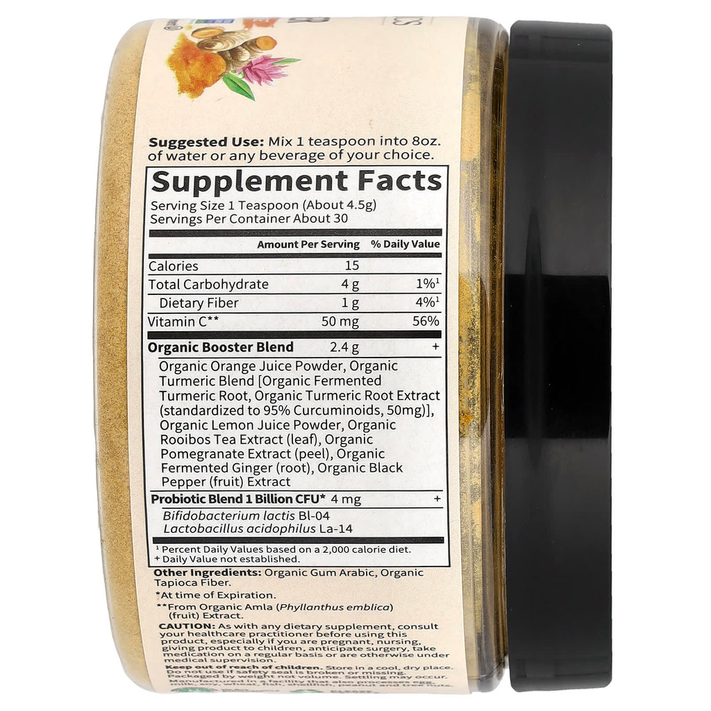Garden of Life, Organics, Fermented Organic Turmeric Boost, Inflammatory Response, 4.76 oz (135 g)