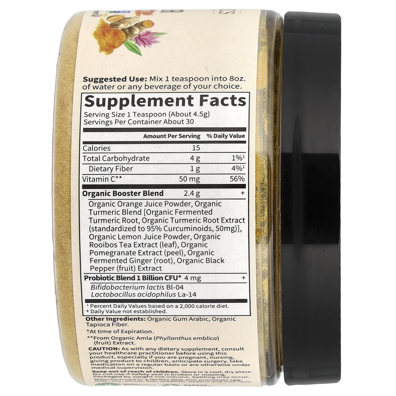Garden of Life, Organics, Fermented Organic Turmeric Boost, Inflammatory Response, 4.76 oz (135 g)