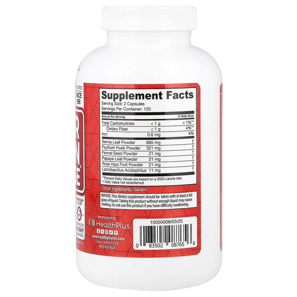 Health Plus, Super Colon Cleanse®, 240 Capsules