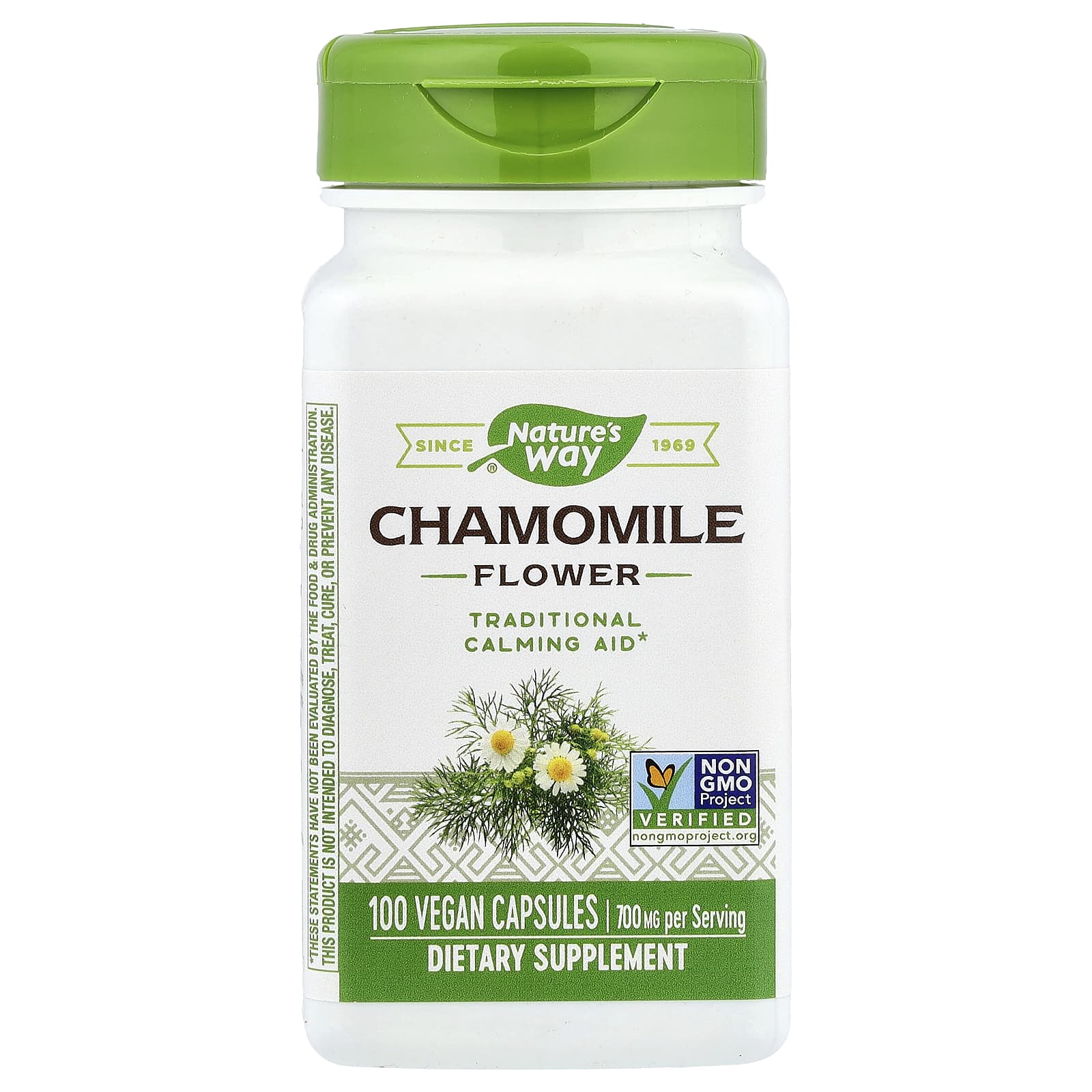Nature's Way, Chamomile Flower, 700 mg, 100 Vegan Capsules (350 mg per Capsule)