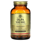 Solgar, DLPA, DL-Phenylalanine, Free Form, 500 mg, 100 Vegetable Capsules