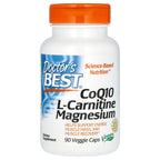 Doctor's Best, CoQ10 L-Carnitine Magnesium, 90 Veggie Caps