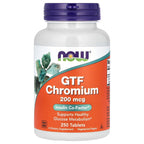 NOW Foods, GTF Chromium, 200 mcg, 250 Tablets