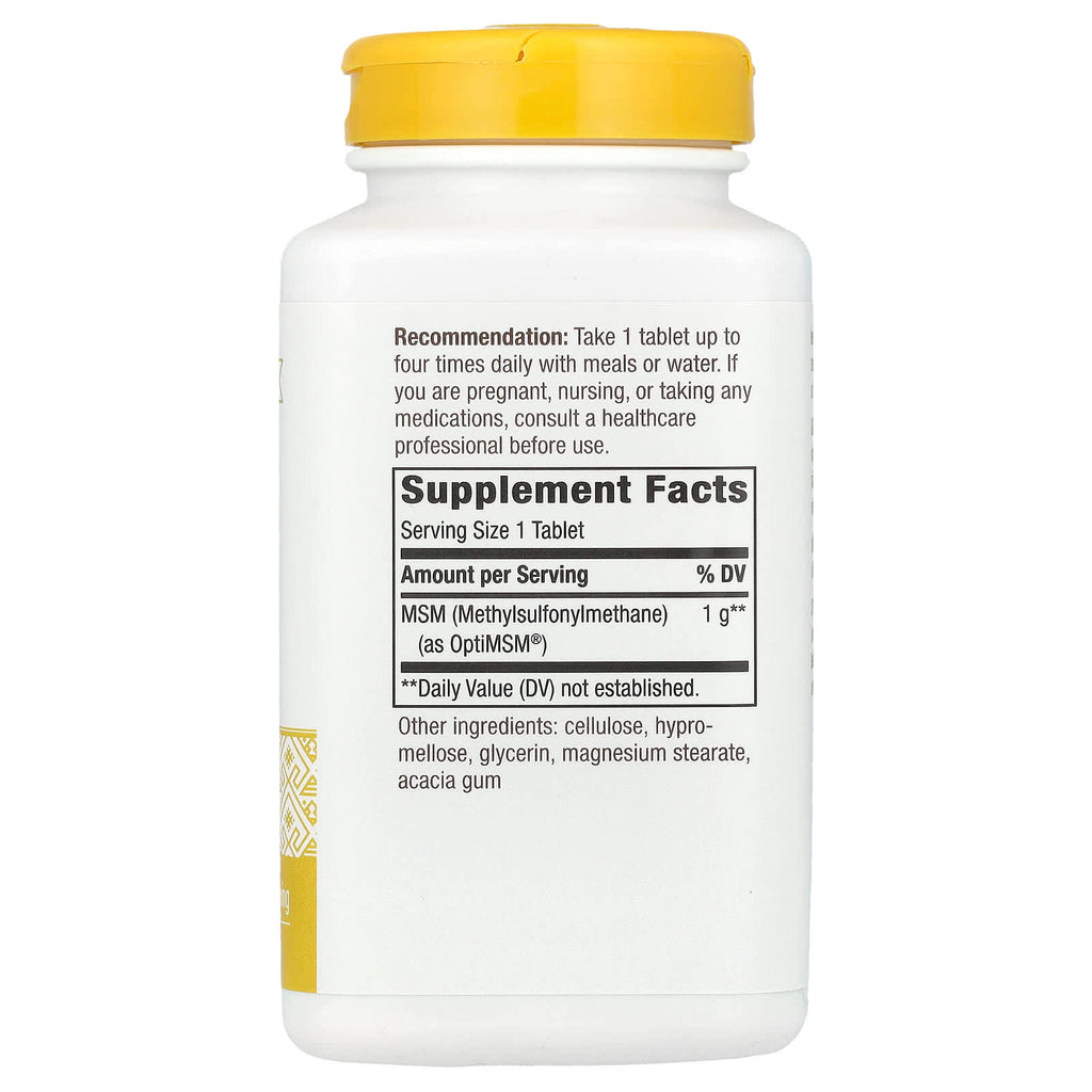 Nature's Way, MSM, 1,000 mg, 200 Vegan Tablets