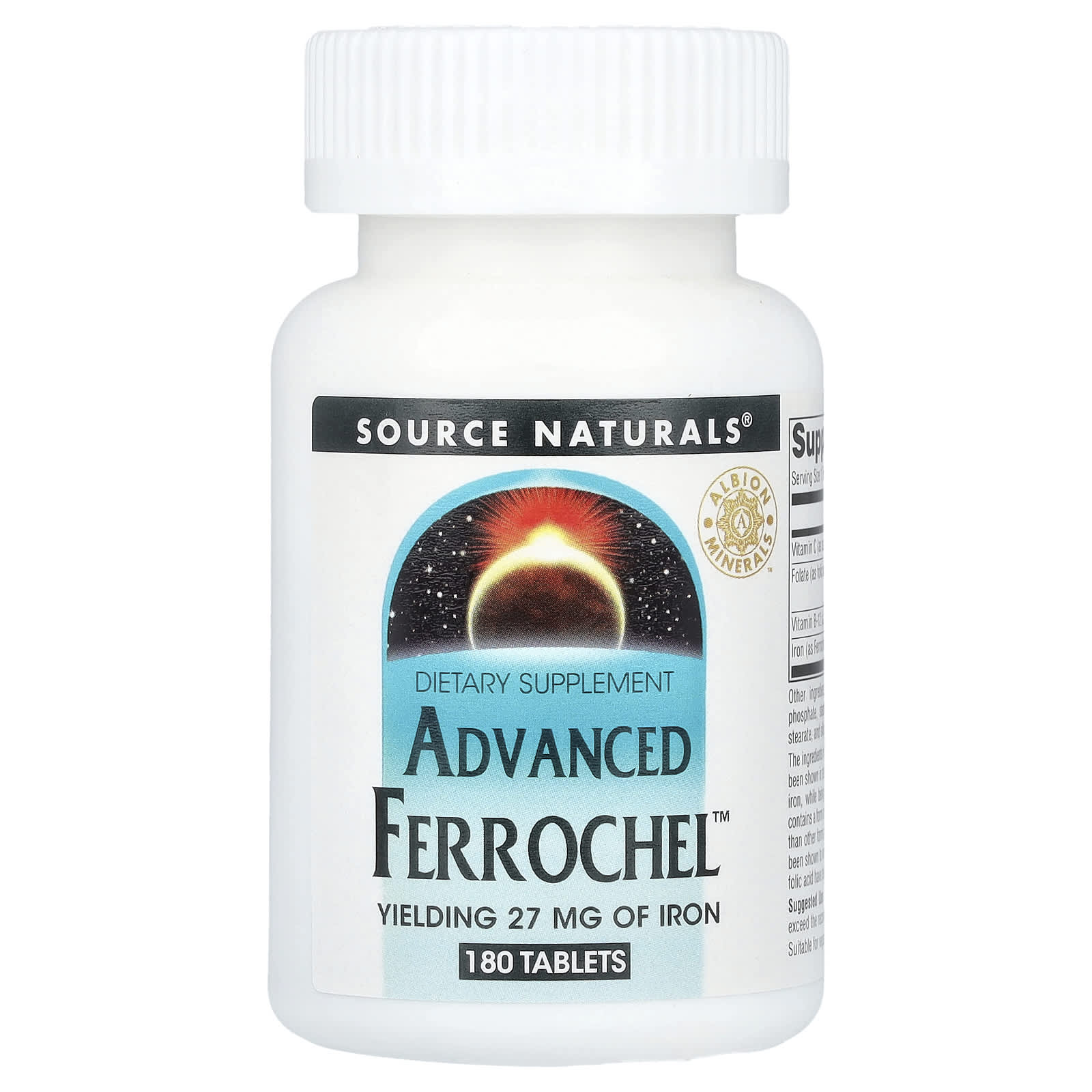 Source Naturals, Advanced Ferrochel™, 180 Tablets