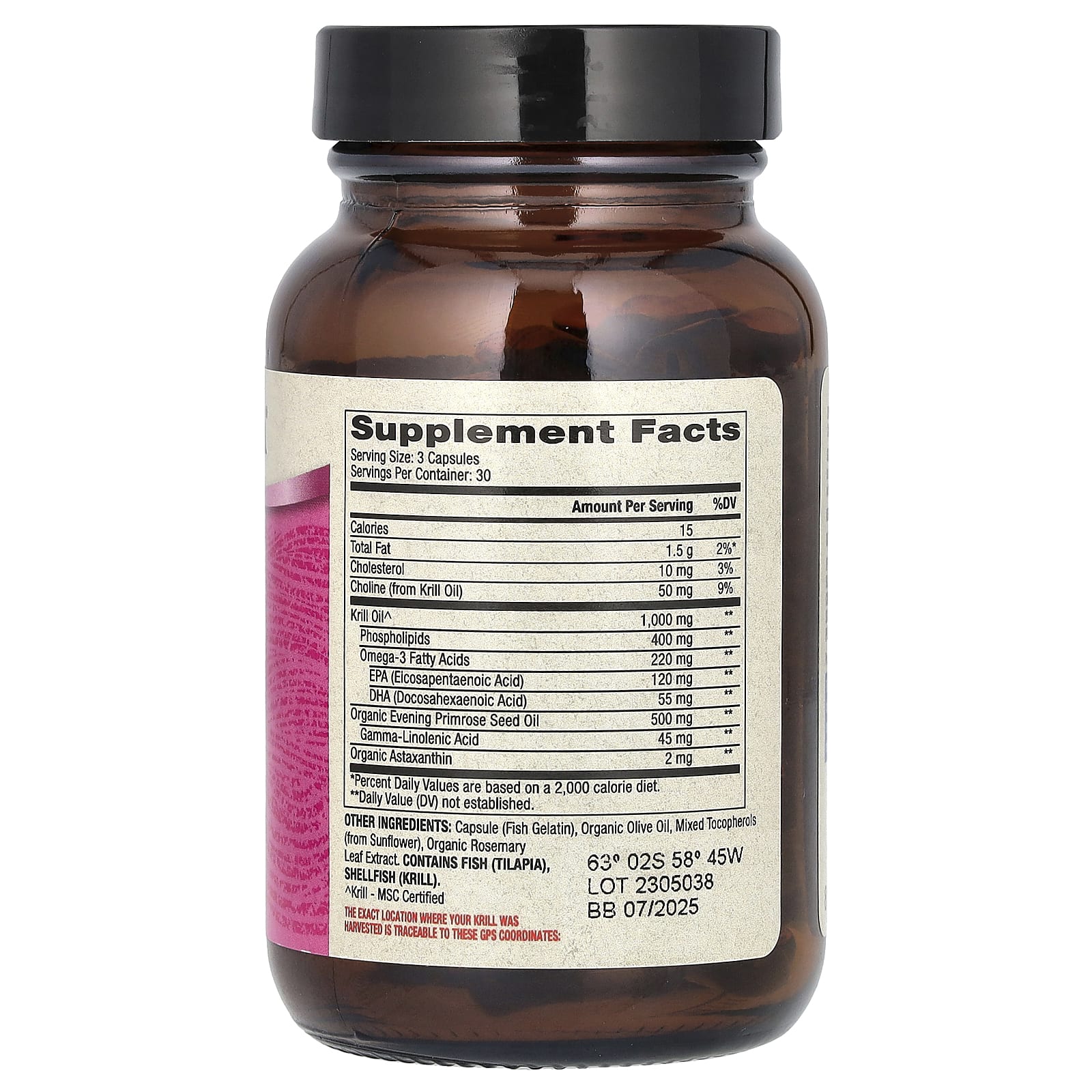 Dr. Mercola, Antarctic Krill Oil with Evening Primrose Oil for Women, 90 Capsules