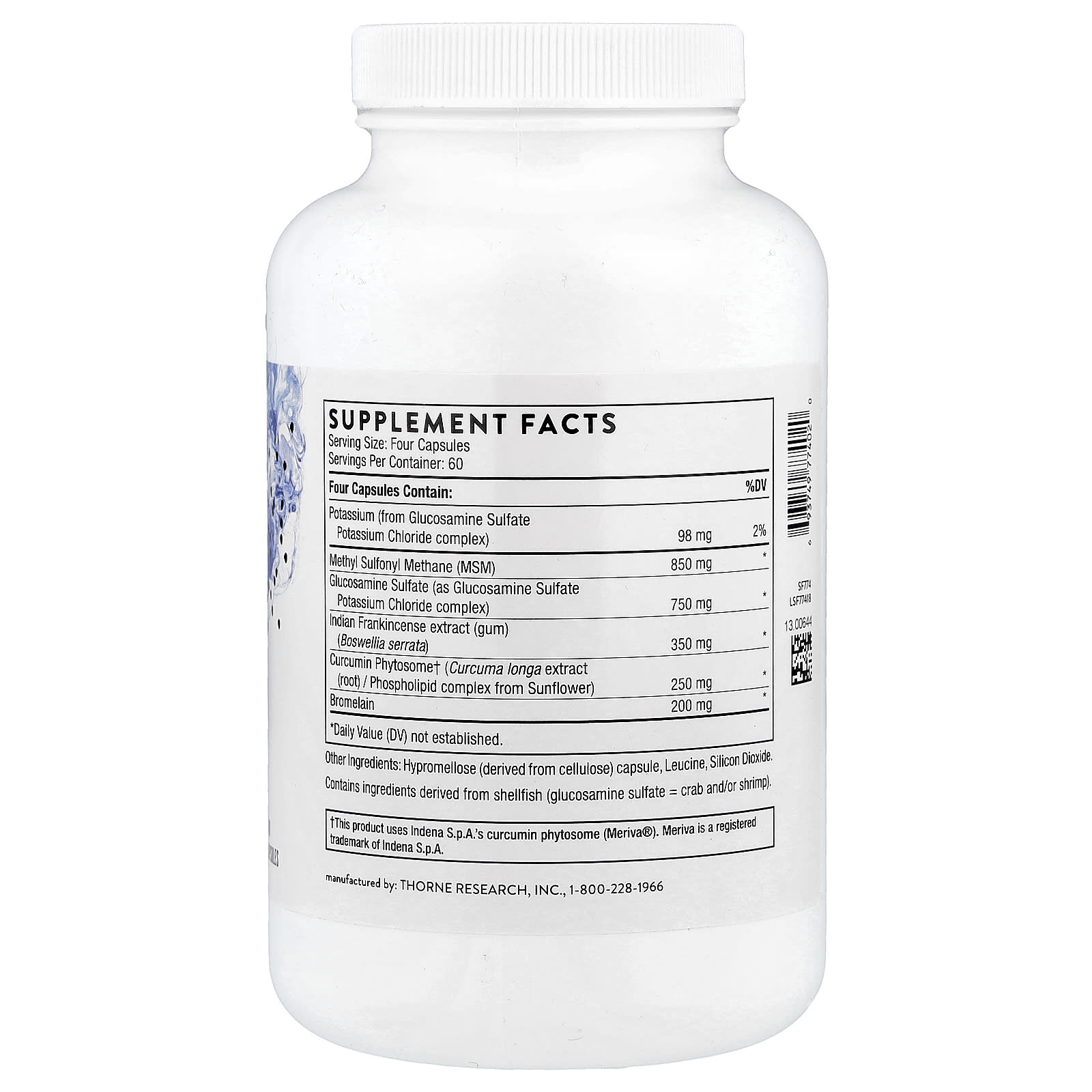 Thorne, Joint Support Nutrients, 240 Capsules