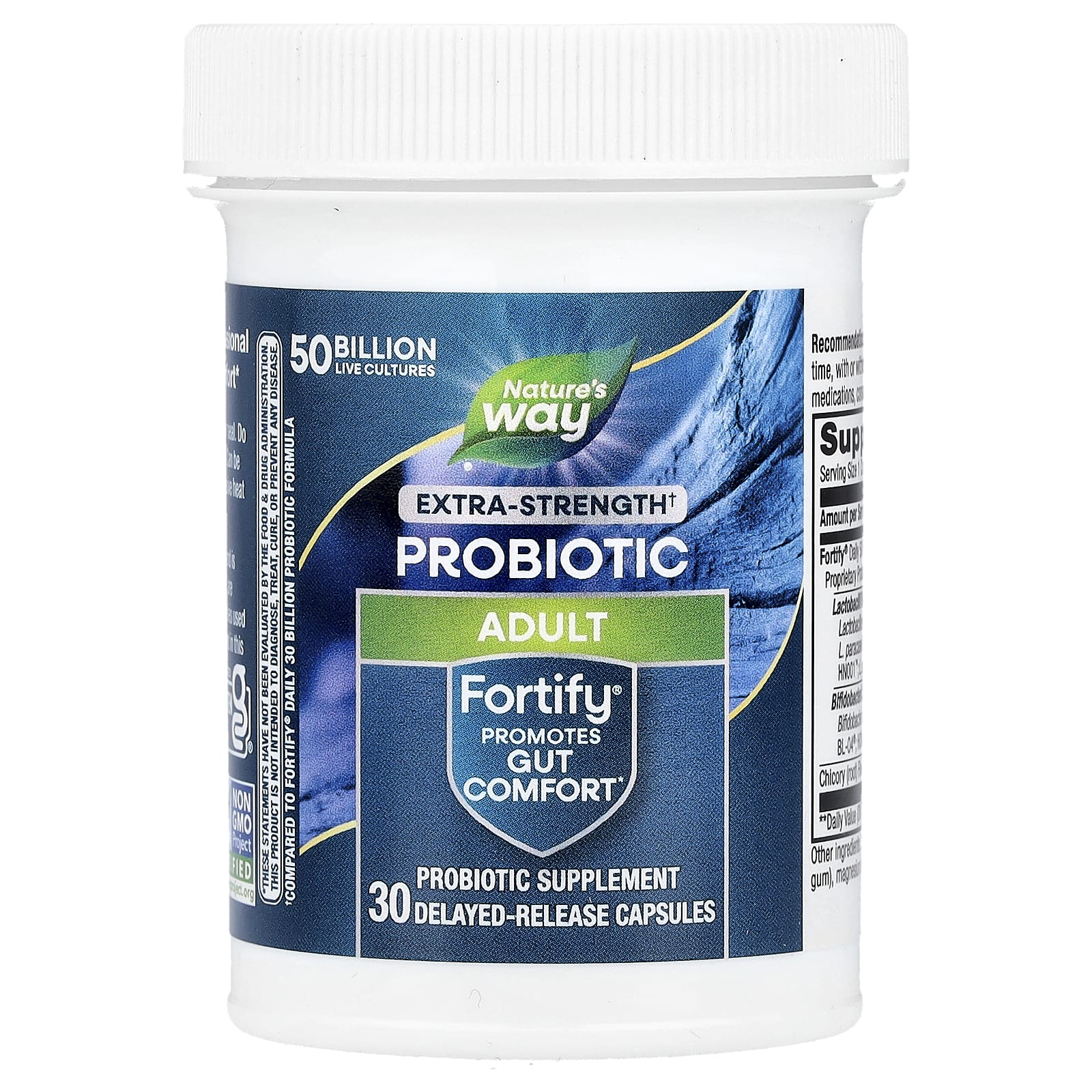 Nature's Way, Fortify®, Probiotic, Adult, 50 Billion, 30 Delayed Release Capsules