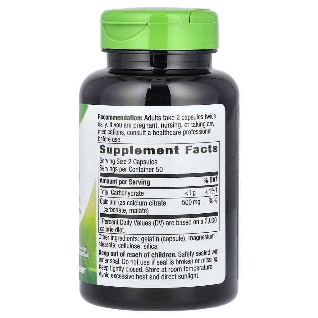 Nature's Way, Calcium Citrate, 100 Capsules (250 mg per Capsule)