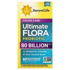 Renew Life, Colon Care Ultimate Flora™ Probiotic, 60 Delayed Release Vegan Capsules