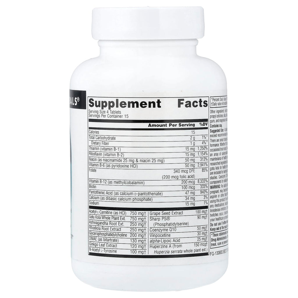 Source Naturals, Brain Charge®, 60 Tablets