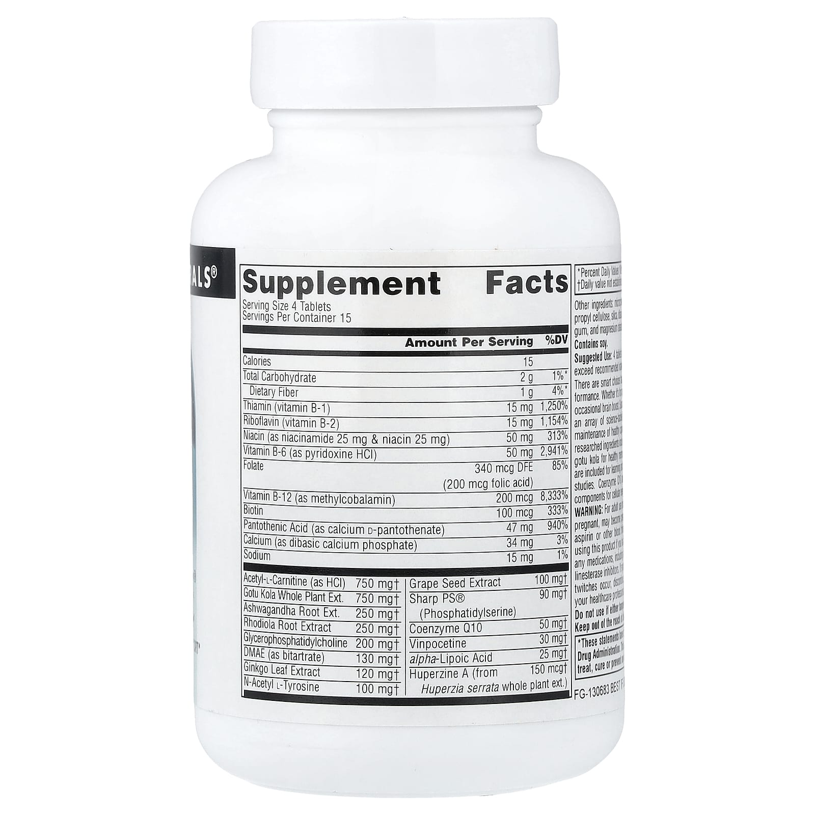 Source Naturals, Brain Charge®, 60 Tablets