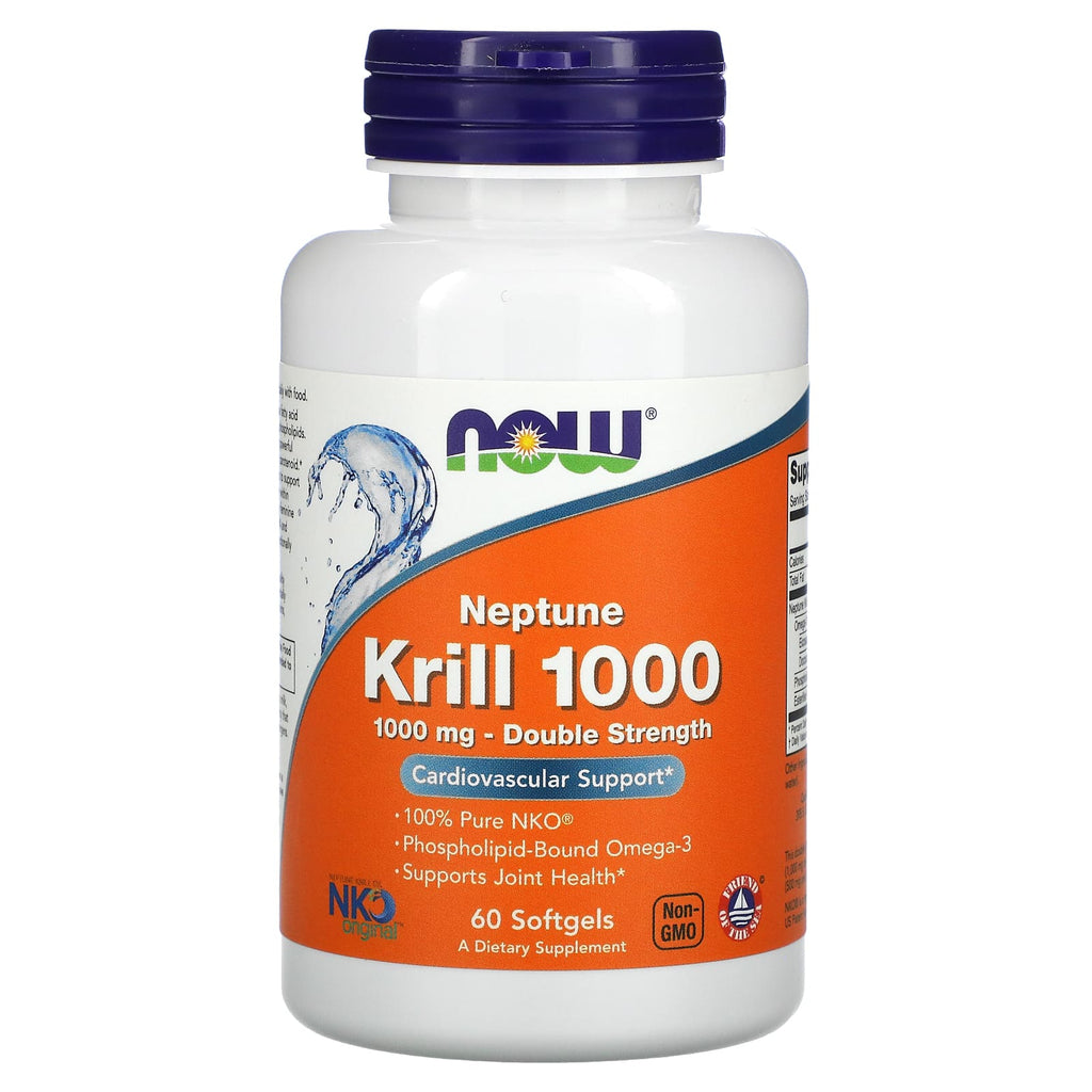 NOW Foods, Neptune Krill 1000, 1,000 mg, 60 Softgels