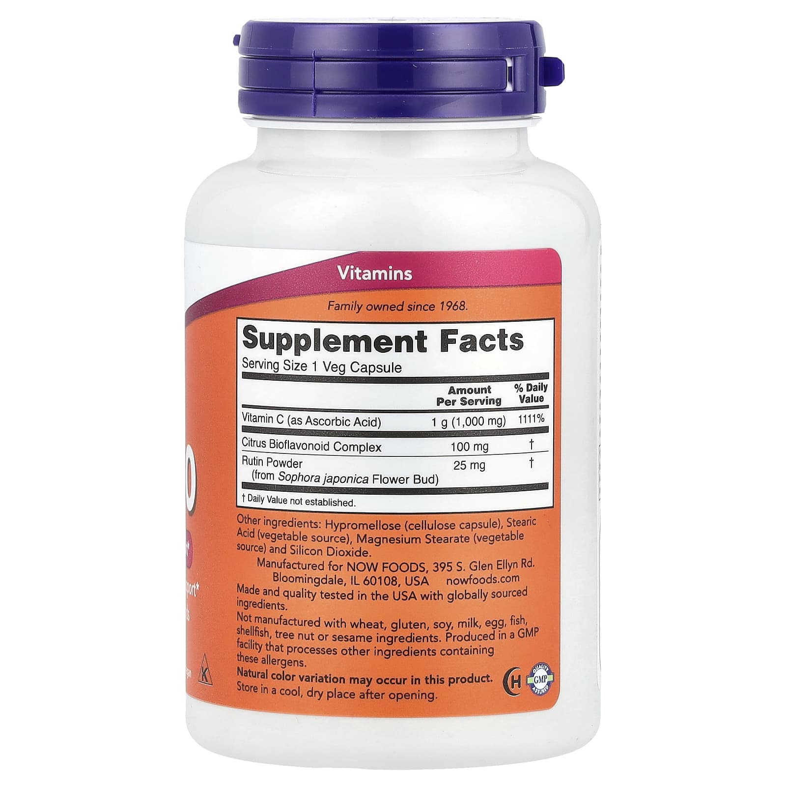 NOW Foods, C-1000, 100 Veg Capsules