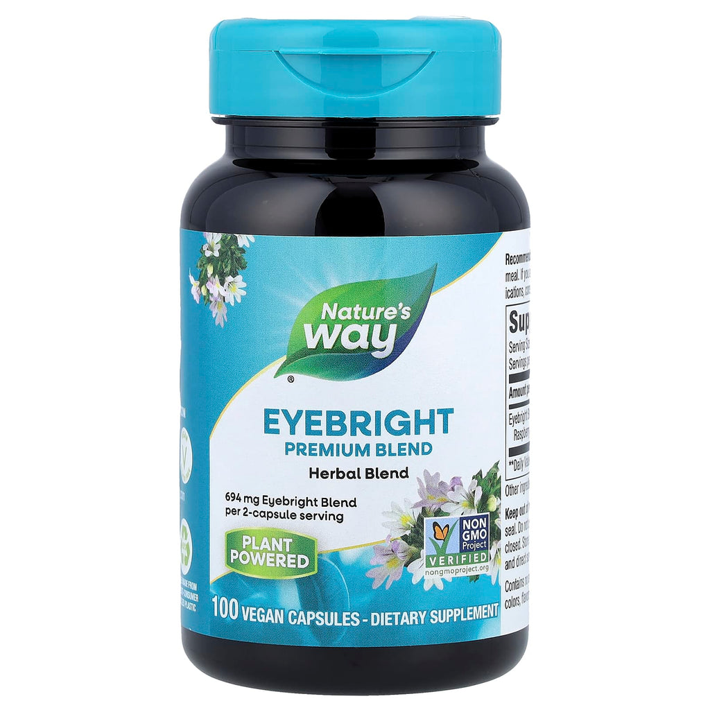 Nature's Way, Eyebright Premium Blend, 100 Vegan Capsules