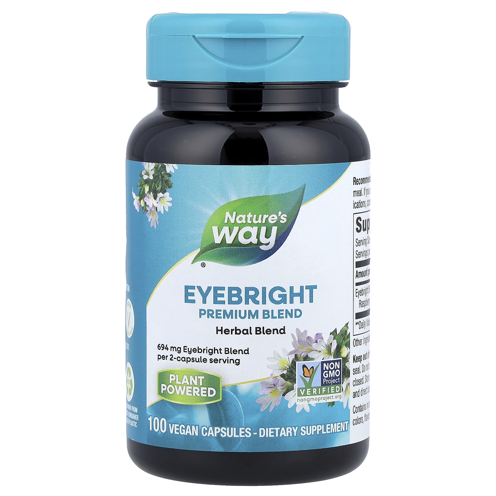 Nature's Way, Eyebright Premium Blend, 100 Vegan Capsules