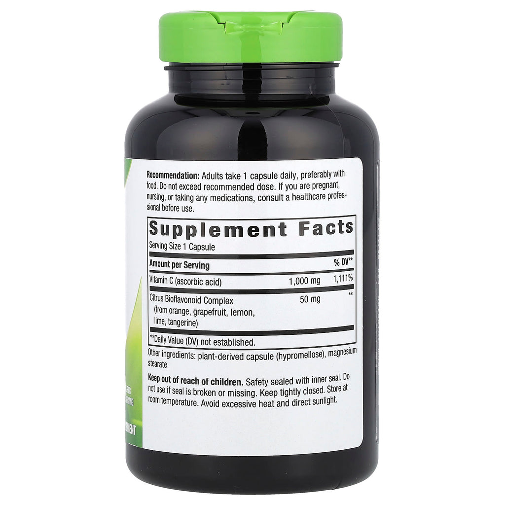Nature's Way, Vitamin C With Bioflavonoids, 1,000 mg, 250 Vegan Capsules