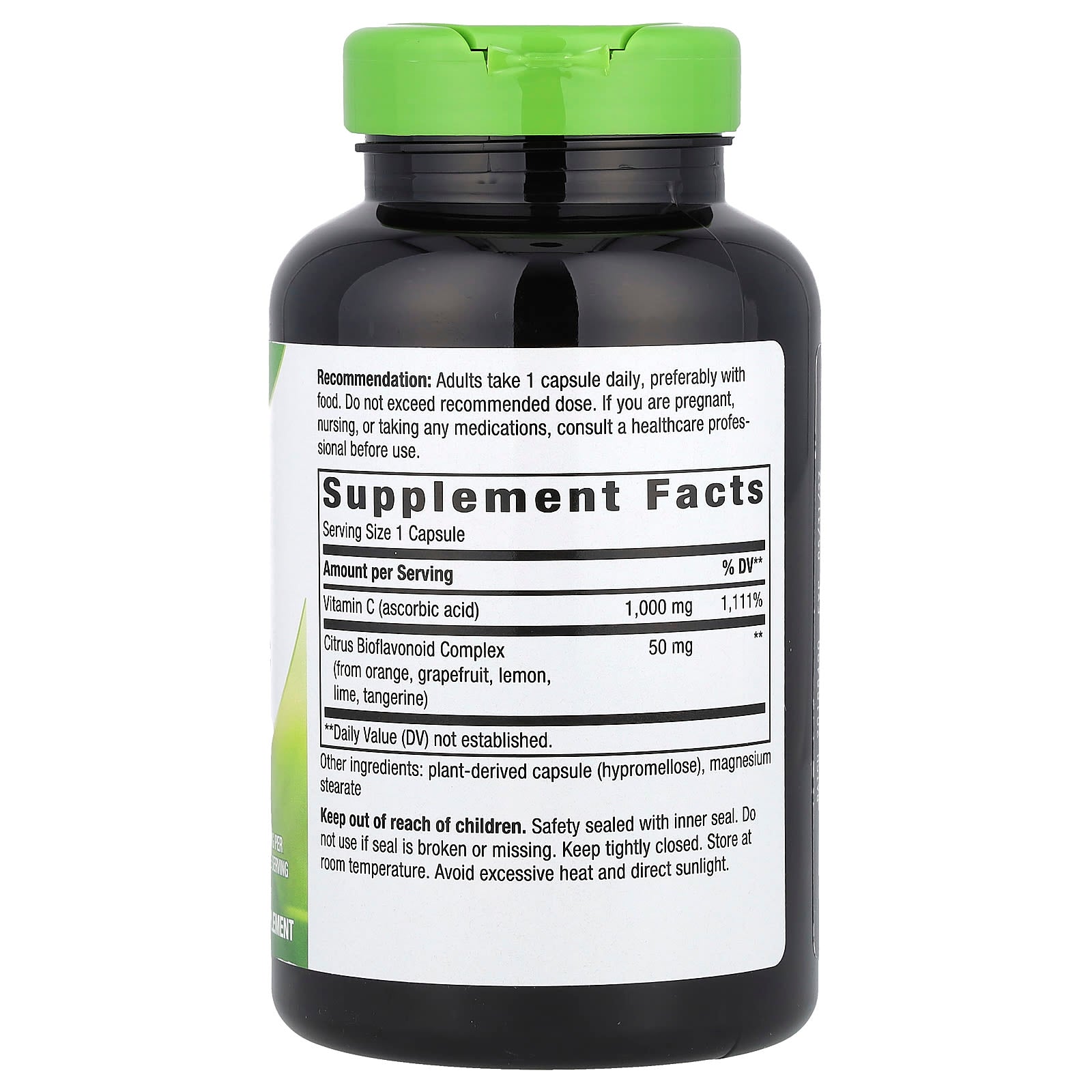 Nature's Way, Vitamin C With Bioflavonoids, 1,000 mg, 250 Vegan Capsules