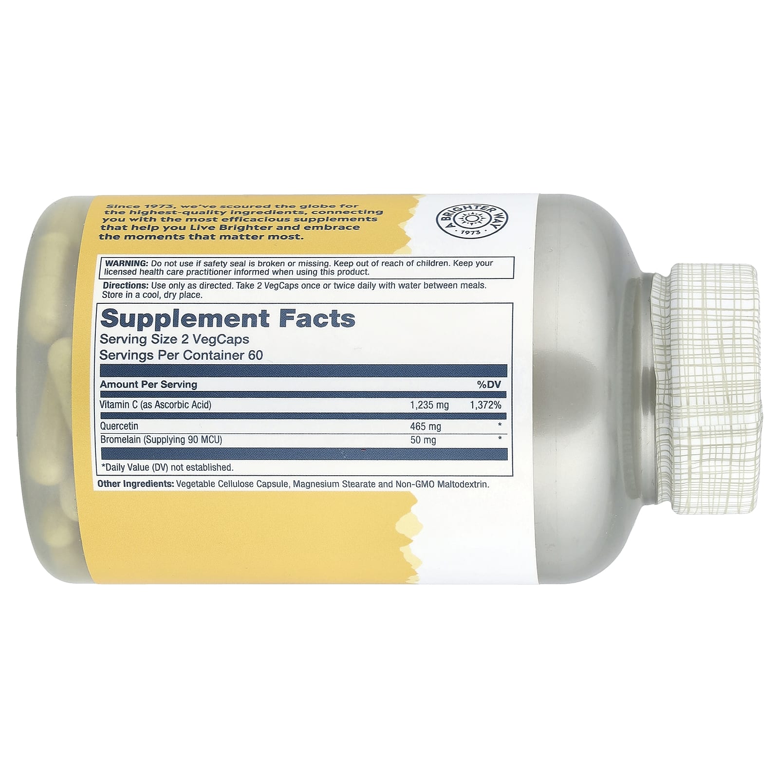 Solaray, Quercetin, Bromelain & Vitamin C, 120 VegCaps