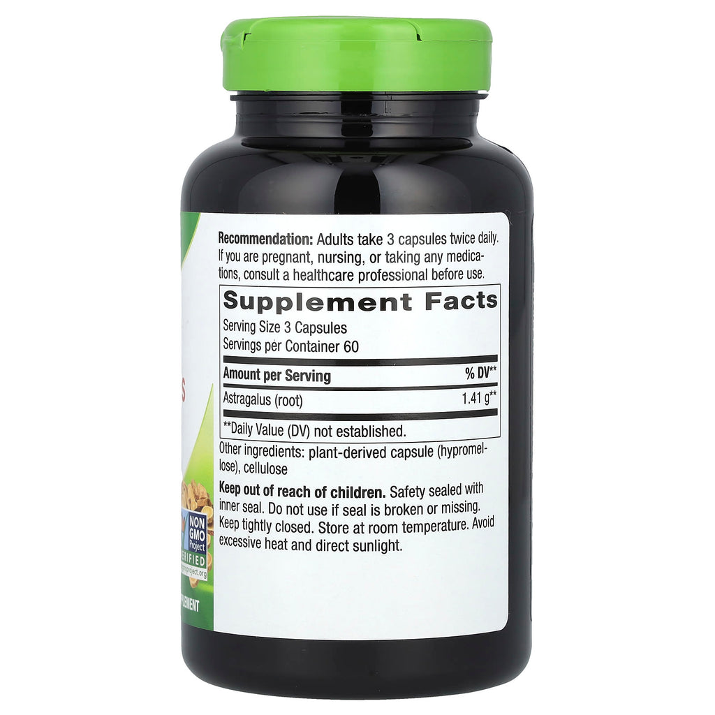 Nature's Way, Astragalus Root, 180 Vegan Capsules (470 mg per Capsule)