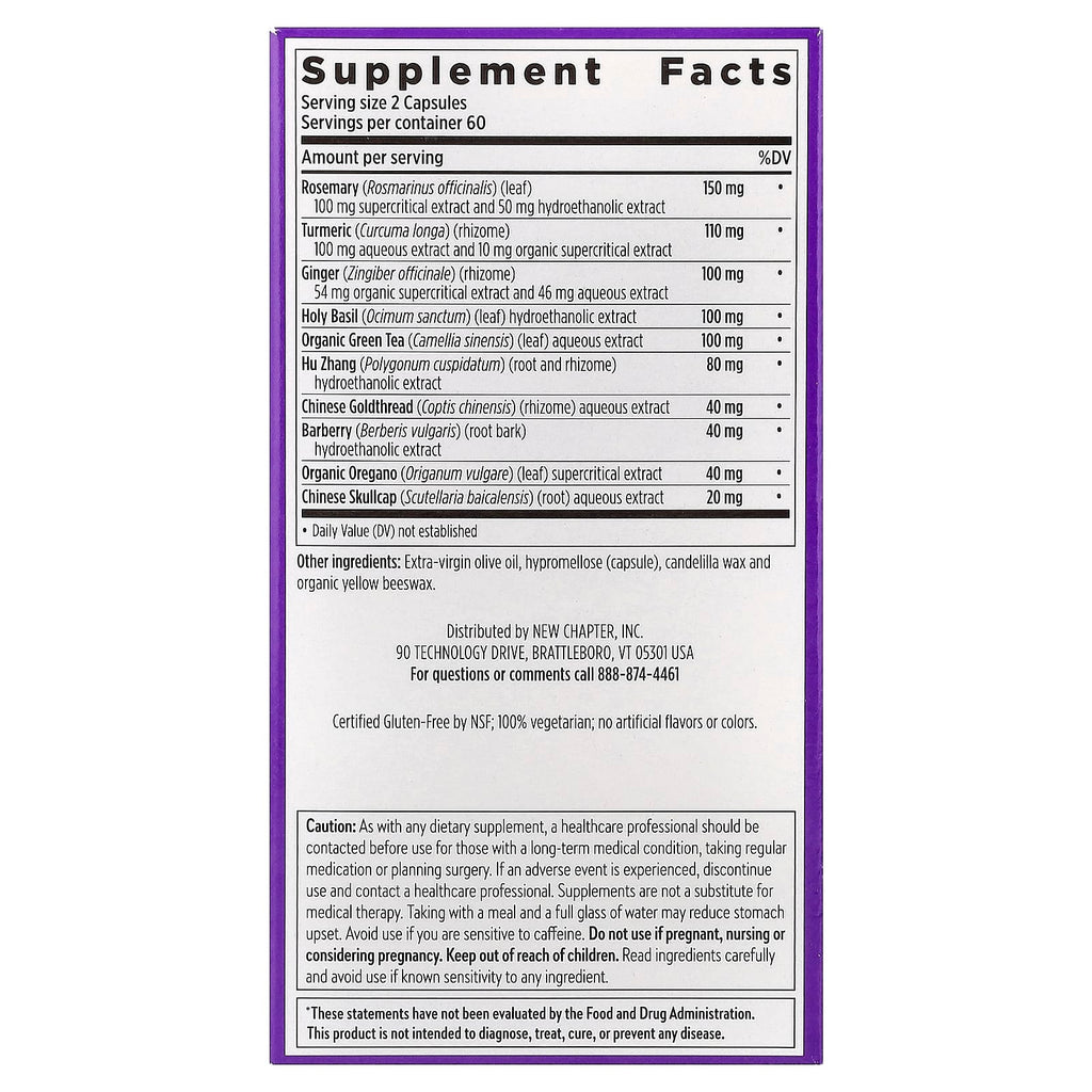 New Chapter, Zyflamend™, 120 Vegetarian Capsules