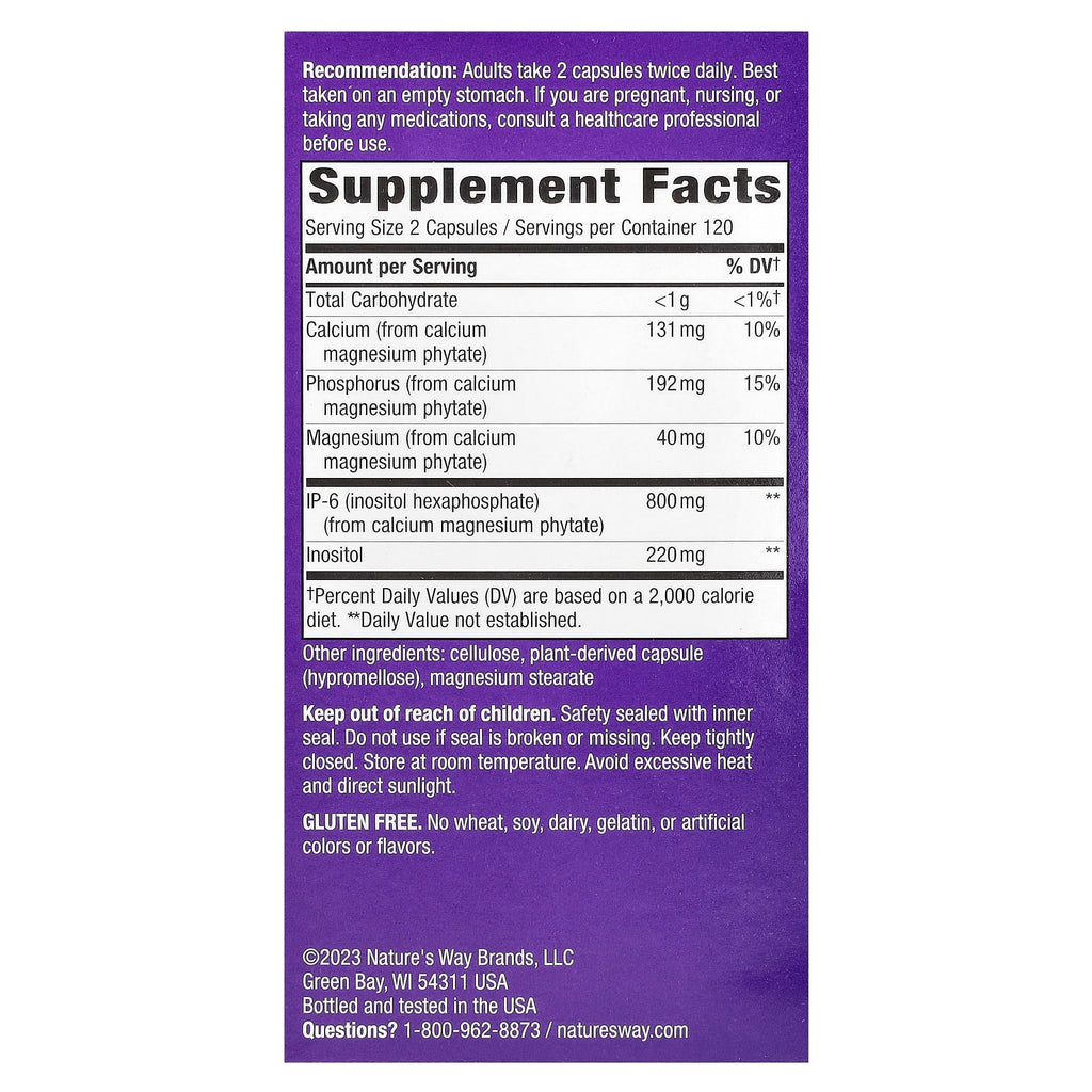 Nature's Way, Cell Forté, IP-6 & Inositol, 240 Vegan Capsules