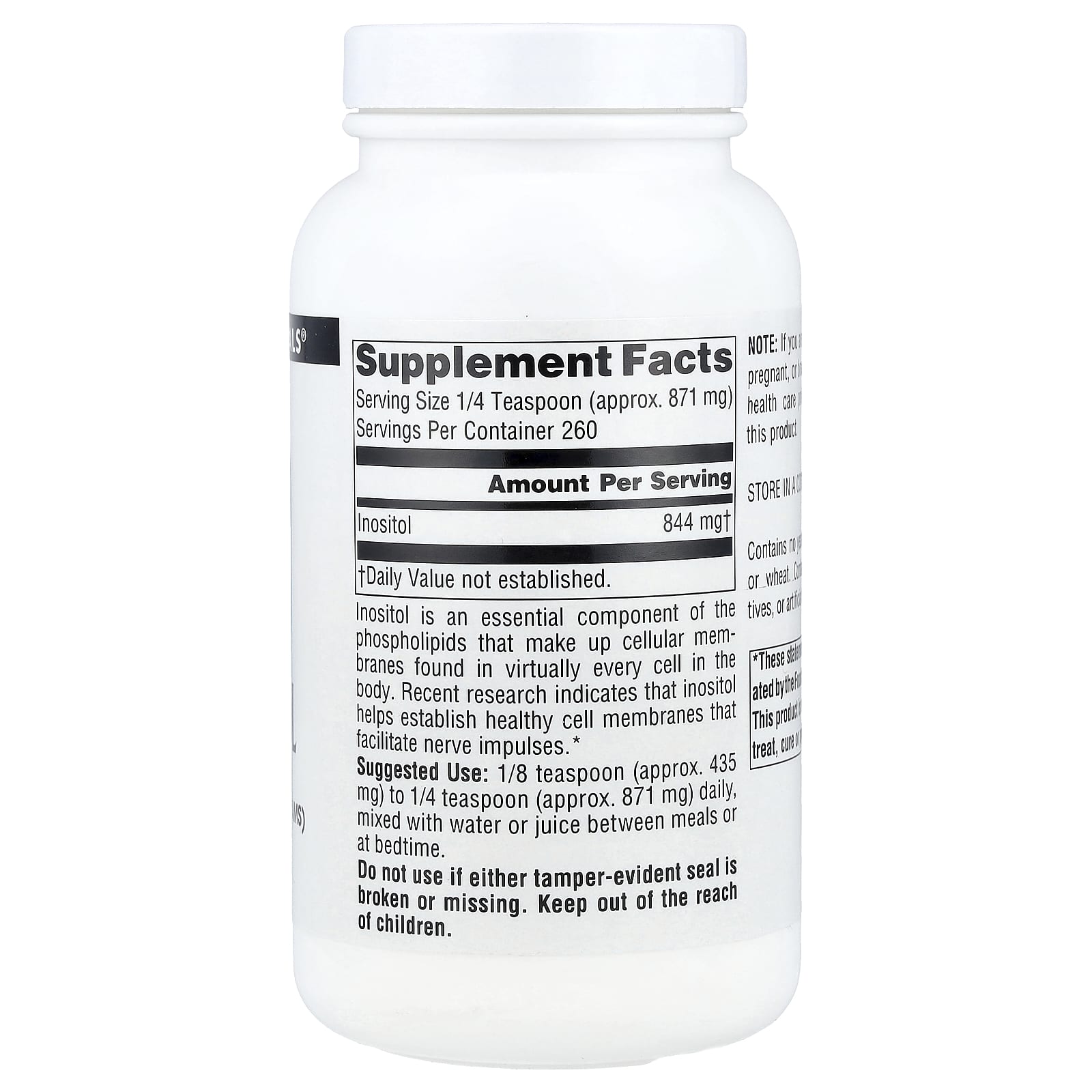 Source Naturals, Pure Inositol Powder, 8 oz (226.8 g)