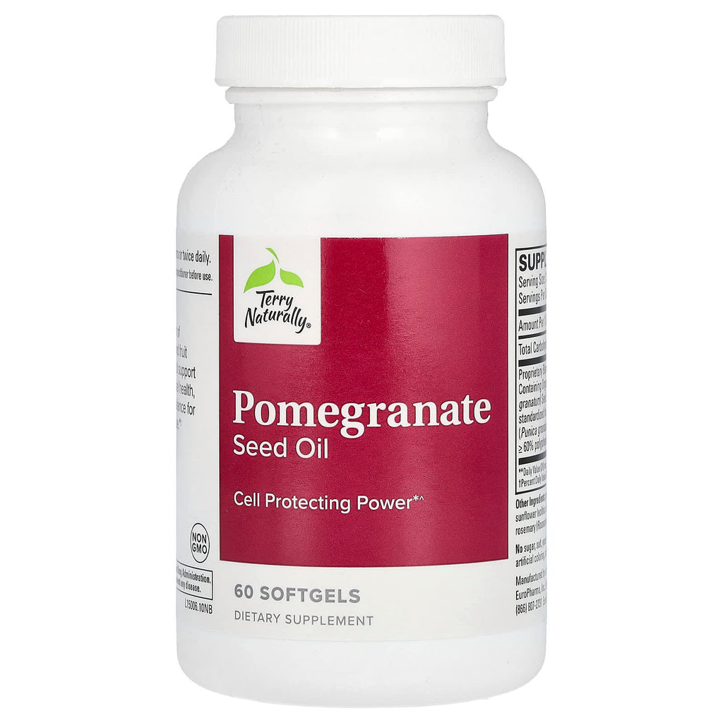 Terry Naturally, Pomegranate Seed Oil, 60 Softgels