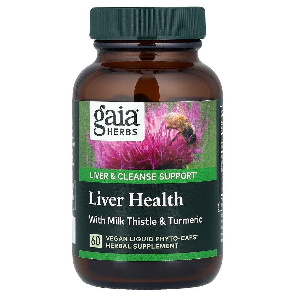 Gaia Herbs, Liver Health, 60 Vegan Liquid Phyto-Caps