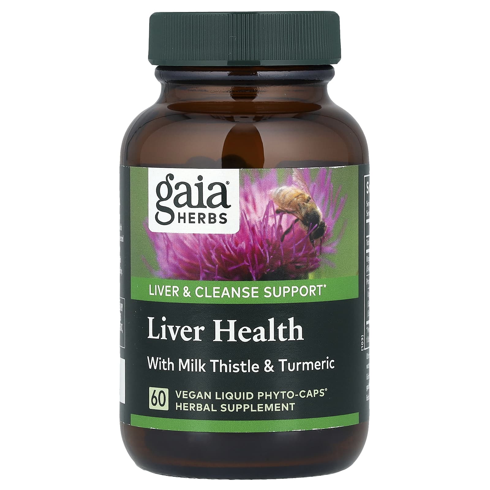 Gaia Herbs, Liver Health, 60 Vegan Liquid Phyto-Caps