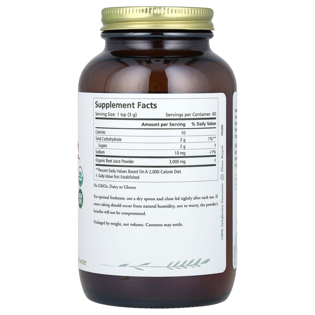 Pure Synergy, Beet, Organic Juice Powder, 6.4 oz (180 g)