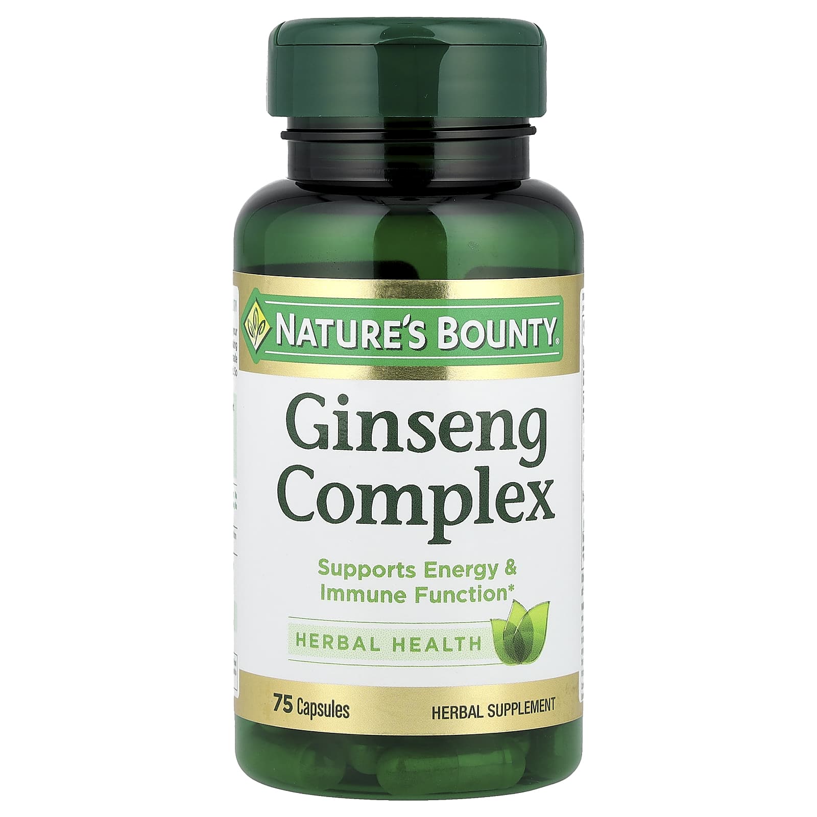 Nature's Bounty, Ginseng Complex, 75 Capsules