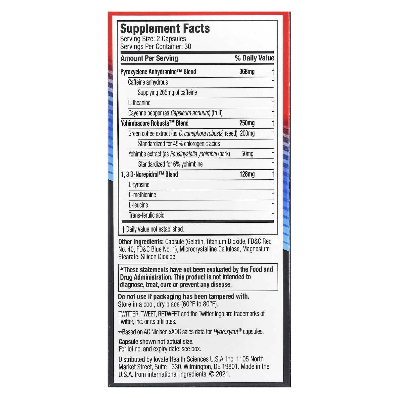 Hydroxycut, Weight Loss Hardcore, 60 Rapid Release Capsules
